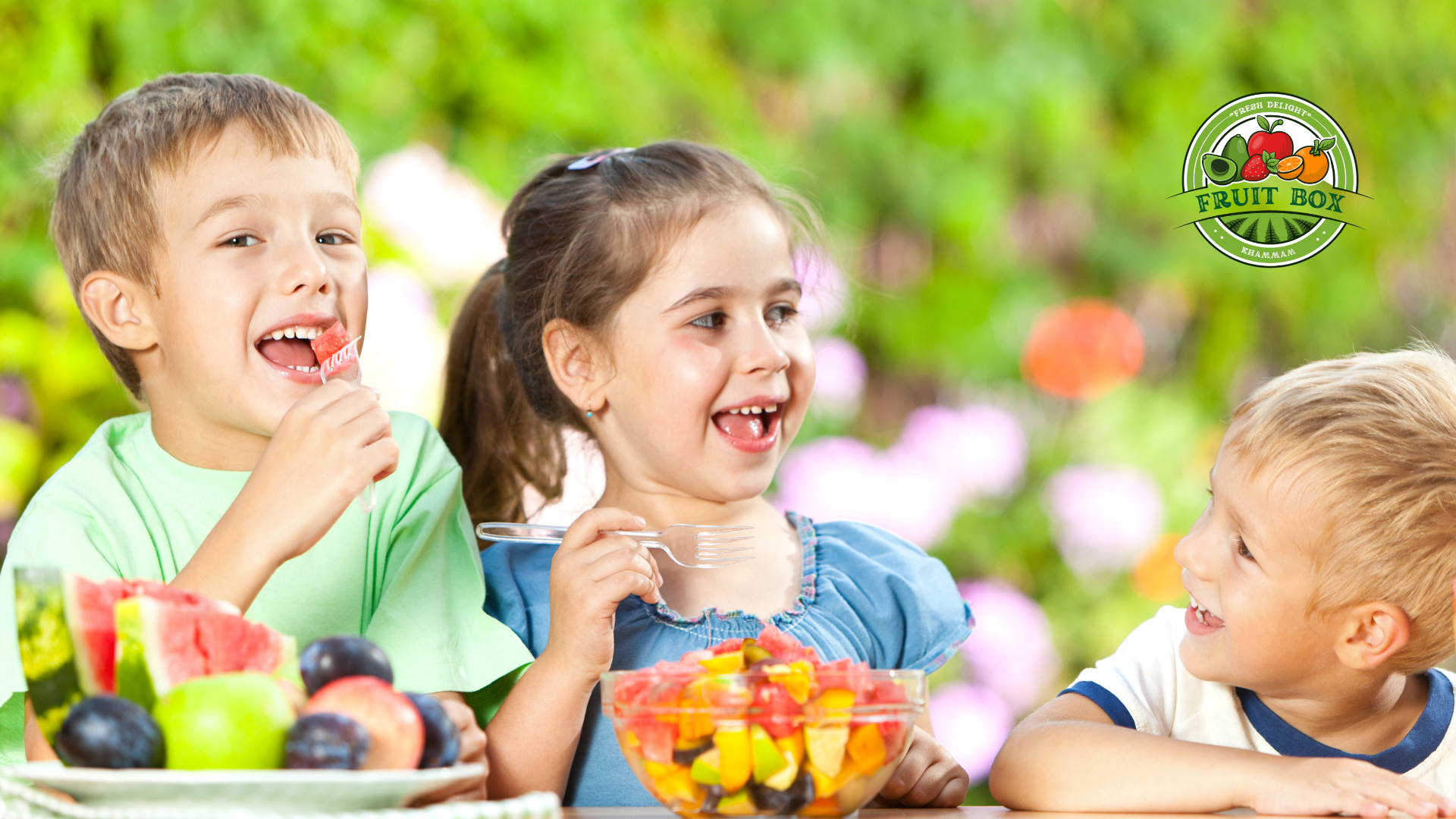 "Eat fruit, feel good!"